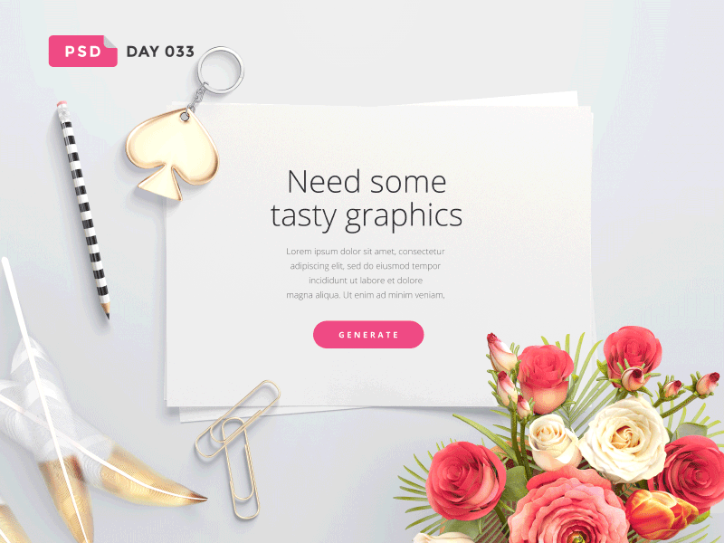 Day 033 | For web projects daily mockup diy free freebie mockup premium psd scene creator scene generator