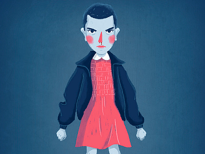 Promise eleven girl illustration netflix promise stranger things