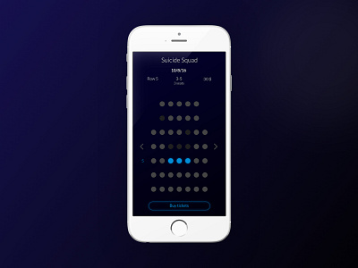 Cinema App android checkout cinema dark ios mobile mockup tickets ui