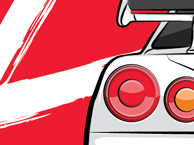 Skyline Poster adobe automotive design illustrator poster