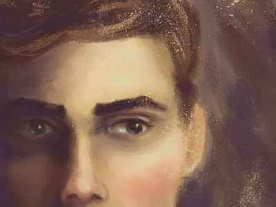 Portrait digital painting illustration painting portrait wacom