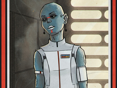 Grand Moff Veeg digital illustration drawing painting sketch star wars