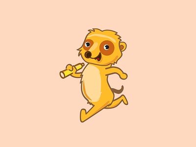 Meerkat character mascot meerkat ui ux