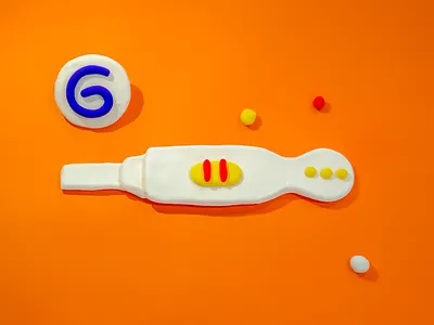 Timing is everting! clay glow handmade illustration pregnancykit pregnant