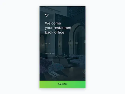 Welcome to your restaurant back office wip dailyui form login restaurant ui