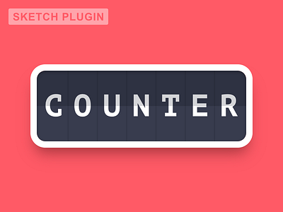 Counter [Sketch plugin] clean counter data free freebie layer plugin simple sketch text utility
