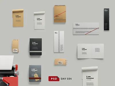 Day 034 | For branding projects daily mockup diy free freebie mockup premium psd scene creator scene generator