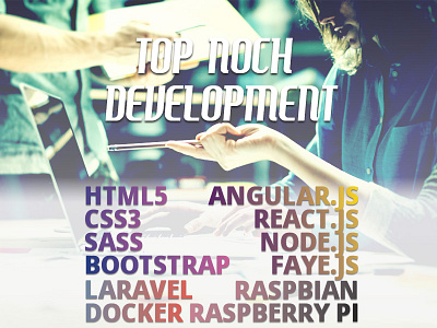 Top Noch Development colorful dev motivation motivation poster poster tech