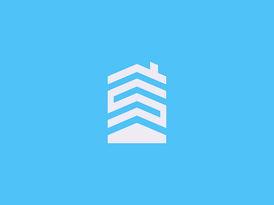 Stella Blue | Brand Concept blue bold branding construction house identity logo mark negative space
