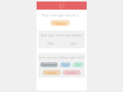 Sex&mood tracker love mood moodtracker red sex sextracker tracker