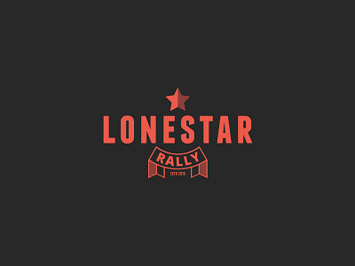 Lone Star Rally brand clean icon logo logo design logotype mark minimal retro star symbol vintage