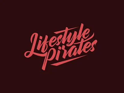 Lifestyle Pirates blog culture fashion handmade lettering lifestyle logo script streetwear