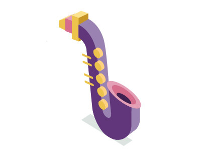 Saxophone illustrator