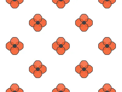 I must have poppies always, always flowers icon design pattern pattern design poppies spot of color