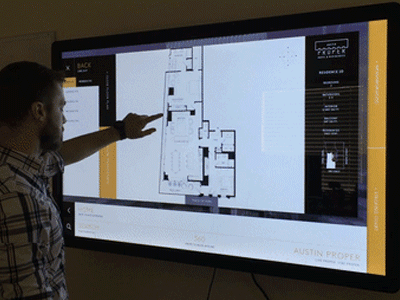 Floor Plan Panoramic View austin black floor fluid gold minimal panoramic plan ui wip