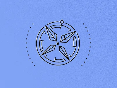 Cut. ✂️ It. 👉 Out. 👍 blue branding butterfly coaches compass concept logo mark texture