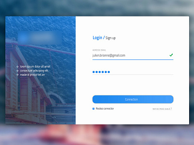 Login / SignUp app login ui