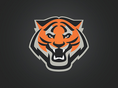 Tiger animal cat icon illustration logo mascot sports tiger