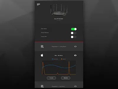 Daily UI - ASUS Router Settings Page - #007 asus daily ui dailyui day 7 router settings settings page