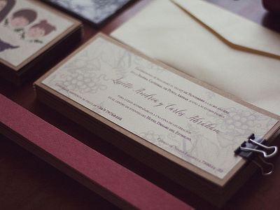 Wedding Invitations handmade invitation paper printed wedding