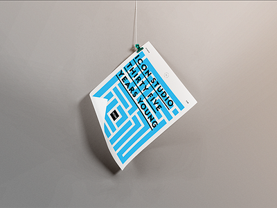 Brand expansion explorations atl atlanta icon iconologic maze poster south
