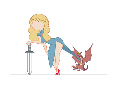 Mother of Dragons design dragons game illustration mother of thrones
