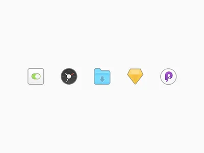 Little icons clean clock download flat icons line principle setting simple sketch time toggle