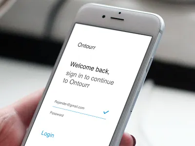 Sign in android design in ios mock up screen sign