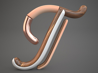 T 36daysoftype 3d c4d lettering number t two type typography