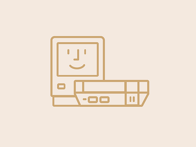 Apple II & NES icon apple console icon nes nintendo pictogram video game