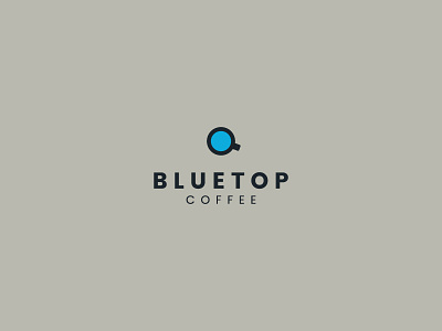 Bluetop bluetop brew coffee cold brew cursive ediwn carl capalla lettering logo logotype