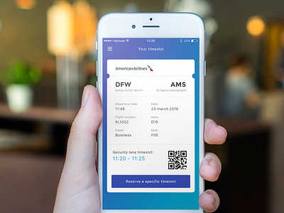 Airport timeslot reservation app app apple border customs dashboard ios mobile reserve security timeslot ui ux