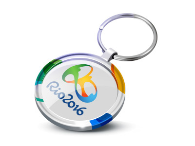 Rio 2016 souvenir trinket 2016 game icon illustration olympic game rio souvenir sport trinket