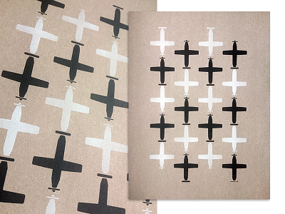 Directions - Riso A3 poster Black/White design directions formation graphic illustration jwtwel jwtwelwinkel muskat gray plane riso risograph