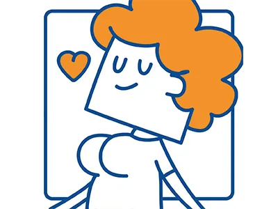 Girl cuore girl illustration heart woman