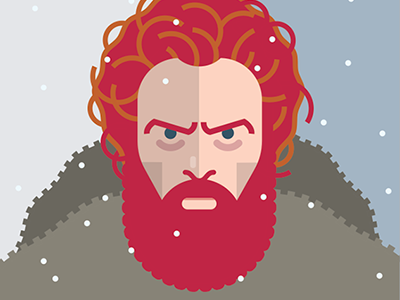 Tormund Giantsbane film fire game ice movies poster print thrones tv vector