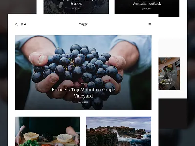 Mayge - A Theme for Gorgeous Storytelling blog images journal minimal photgraphy theme themeforest website wordpress