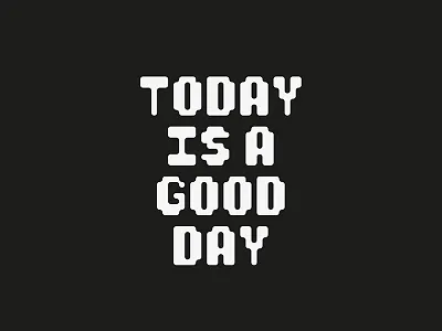 New Type of Face alphabet black block font letters pixel retro round typeface typography white