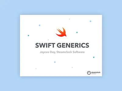 Simple First Slide for Swift keynote me powerpoint presentation product slide slides swift ui ux