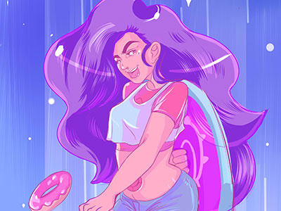 I am an EXPERIENCE color digital ebone designs ebone grayson fanart illustration paint tool sai rebecca sugar steven universe stevonnie