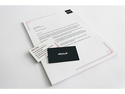 Business Card & Letterhead Design branding business card letterhead visual identity