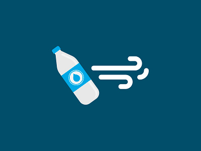 Stop Polluting. Start Protecting. illustration illustrator info graph pollution vector water bottle wind