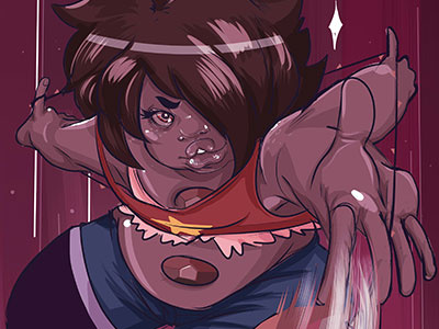 What a BEAUTIFUL day color digital ebone designs ebone grayson fanart illustration paint tool sai rebecca sugar smoky quartz steven universe