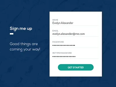 Sign Up Form 001 daily ui form sign up ui