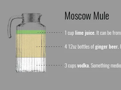 Boozy punch data viz bar chart cocktail data illustration data viz halftone info viz