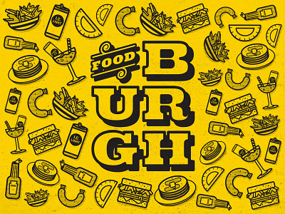 Foodburgh beer food french fries heinz ketchup kielbasa pancakes pierogis pittsburgh primantis sandwich yinzerita