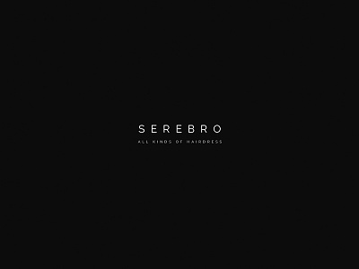 serebro black clean ui ux web