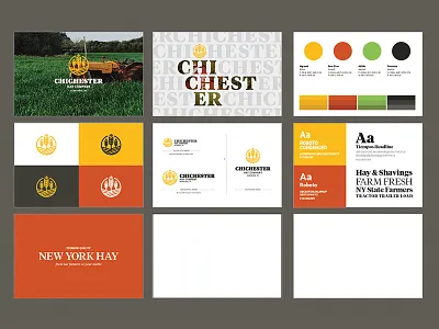 Chichester Hay Branding Book brand branding book guide logo palette style guide