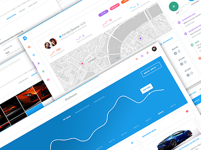 Dealer Dashboard app car clean dashboard minimal ui ux web app