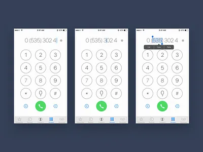 Weekly Challenge 7 - Famous App Redesign (iOS Keypad) call enhanced interaction ios iphone keypad phone tweak ux